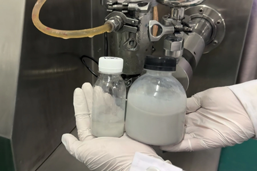 Homogenization Experiment for CMP Polishing Slurry