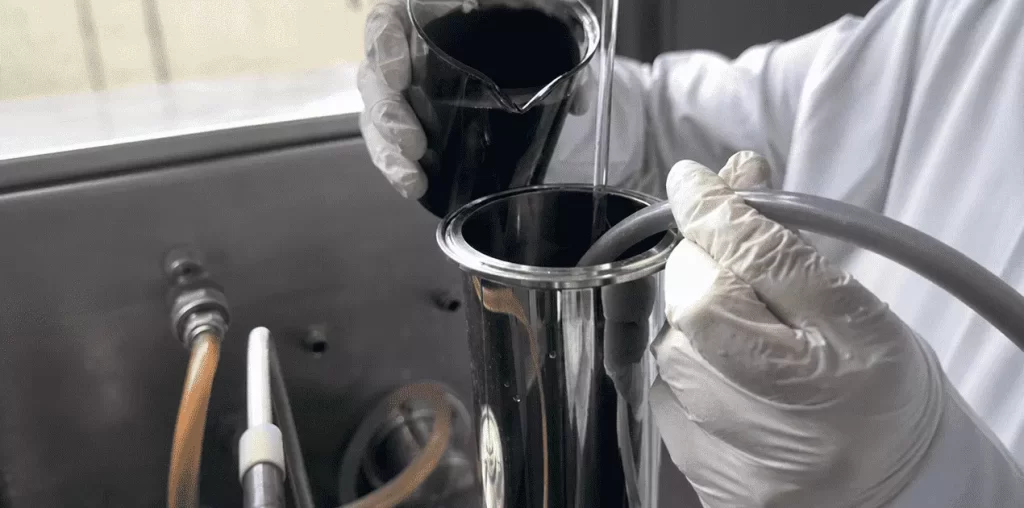 Homogenization Experiment on Graphene Lubricants
