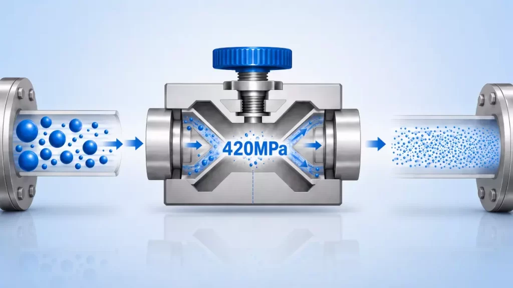 How Pressure Affects Particle Size in High Pressure Homogenization